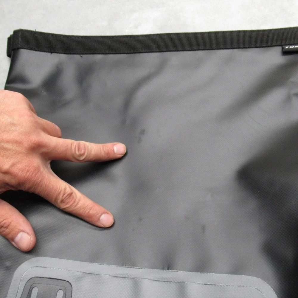 Tusk Dry Duffle Bag XS Black/Gray Waterproof Motorcycle Gear Pack 10L NWD